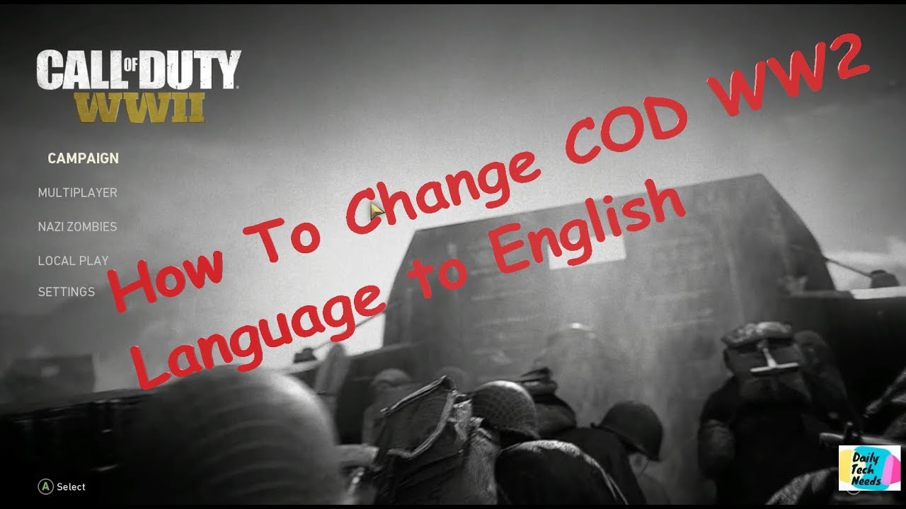 call of duty world at war english language pack